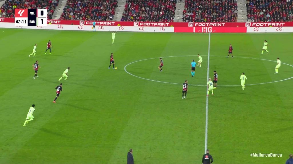 Gol de Muriqi en el Mallorca-Barcelona