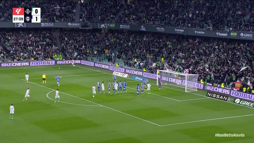 Real Betis 1-3 Deportivo Alavés: Gol de Jesús Rodríguez (1-1)