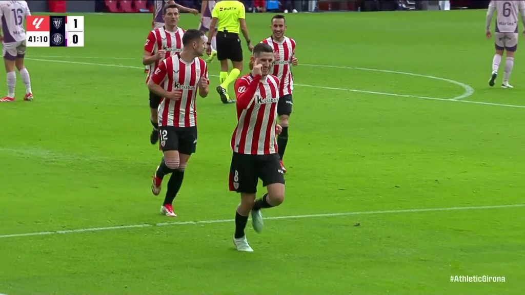 Athletic 3-0 Girona: Primer gol de Oihan Sancet