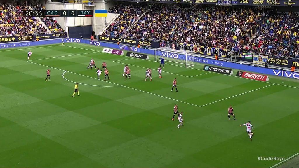 Cádiz-Rayo Vallecano: resumen