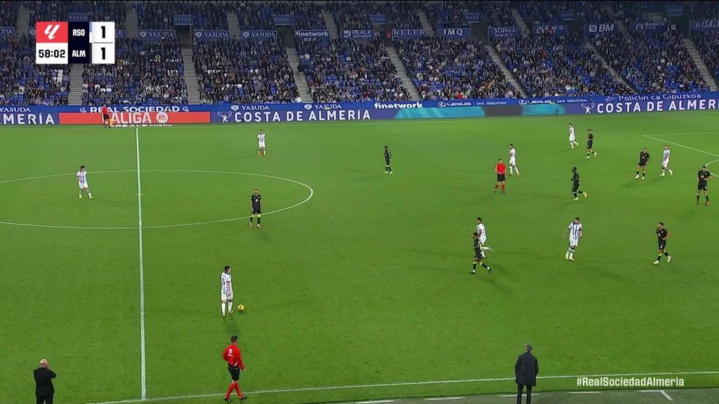 Real Sociedad-Almería: 2-1 gol de Oyarzabal