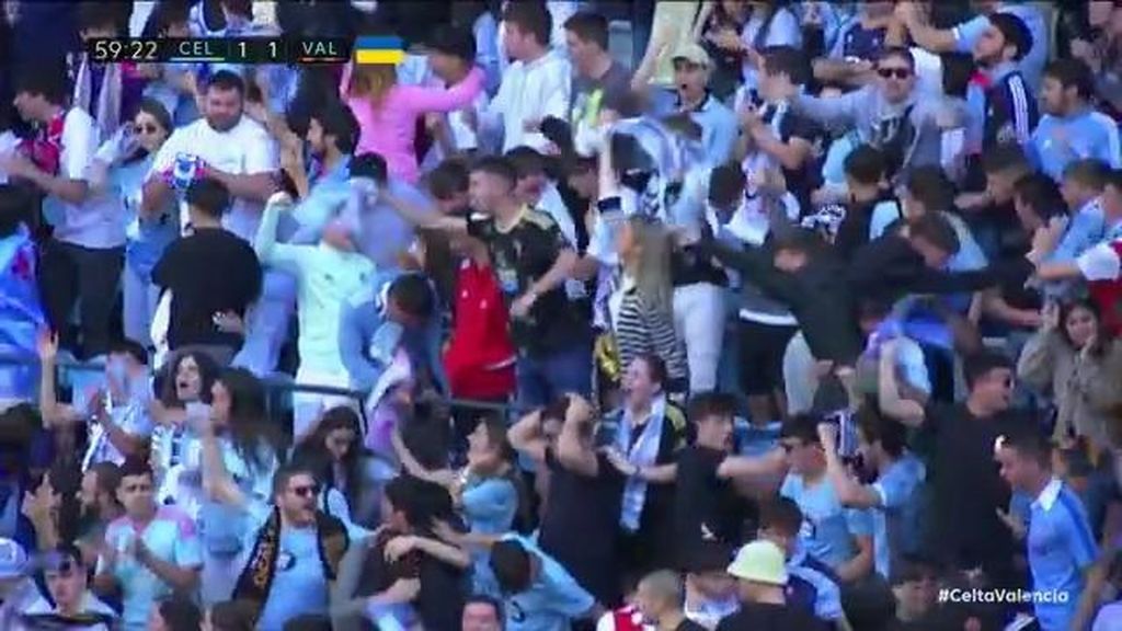 Celta 1-1 Valencia: Gol de Seferovic