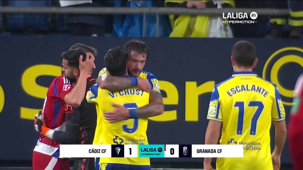 Cádiz 1 - 0 Granada: resumen del partido