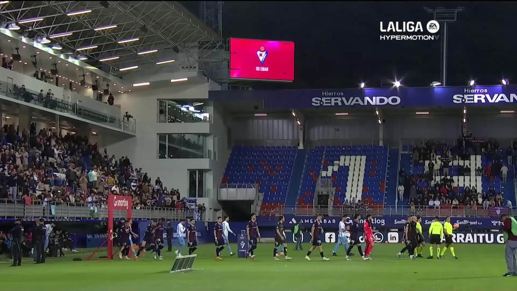 Éibar 2-2 Málaga: resumen del partido