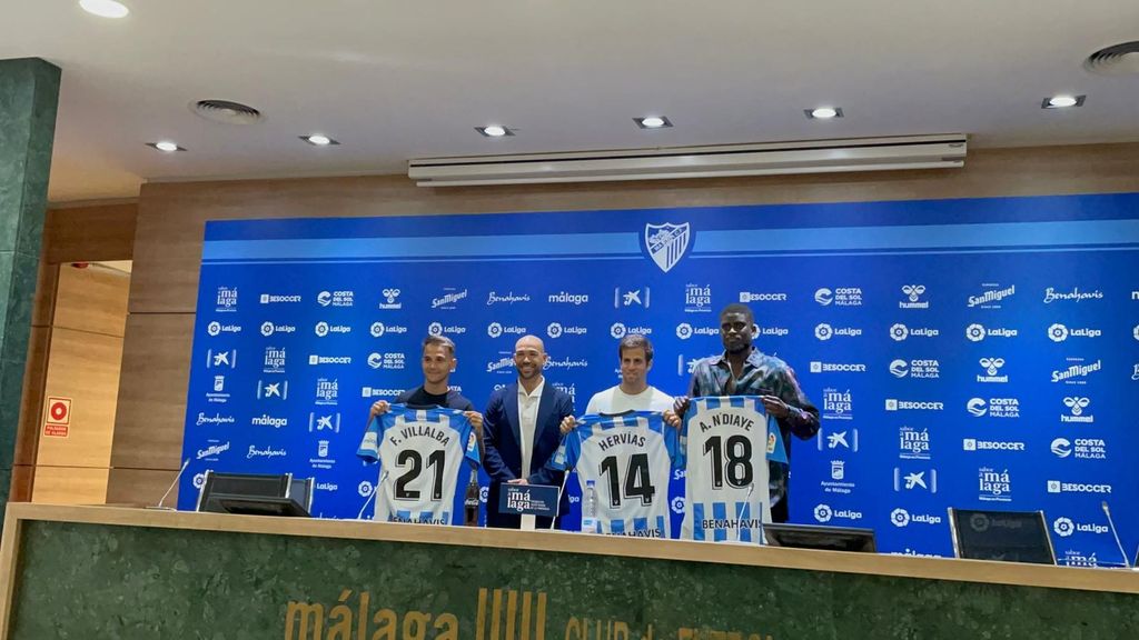 Presentación de Hervías, Fran Villalba y N'Diaye como nuevos fichajes