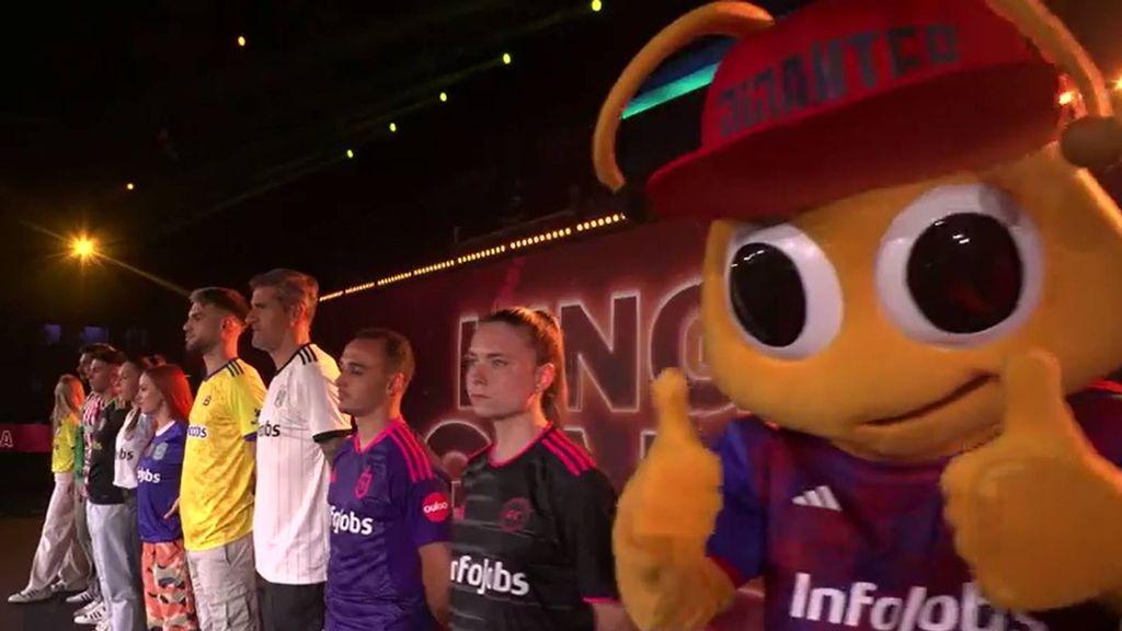 Presentación de las camisetas de la Kings League y la Queens League