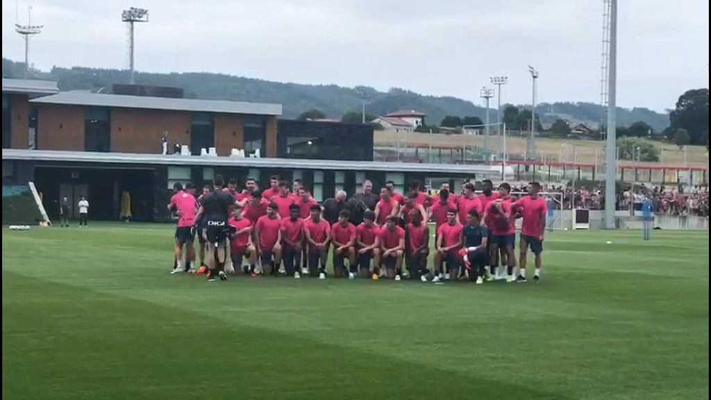 Primer día de entrenamiento del Athletic