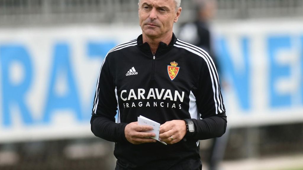 Primer día de Escribá al frente del Real Zaragoza