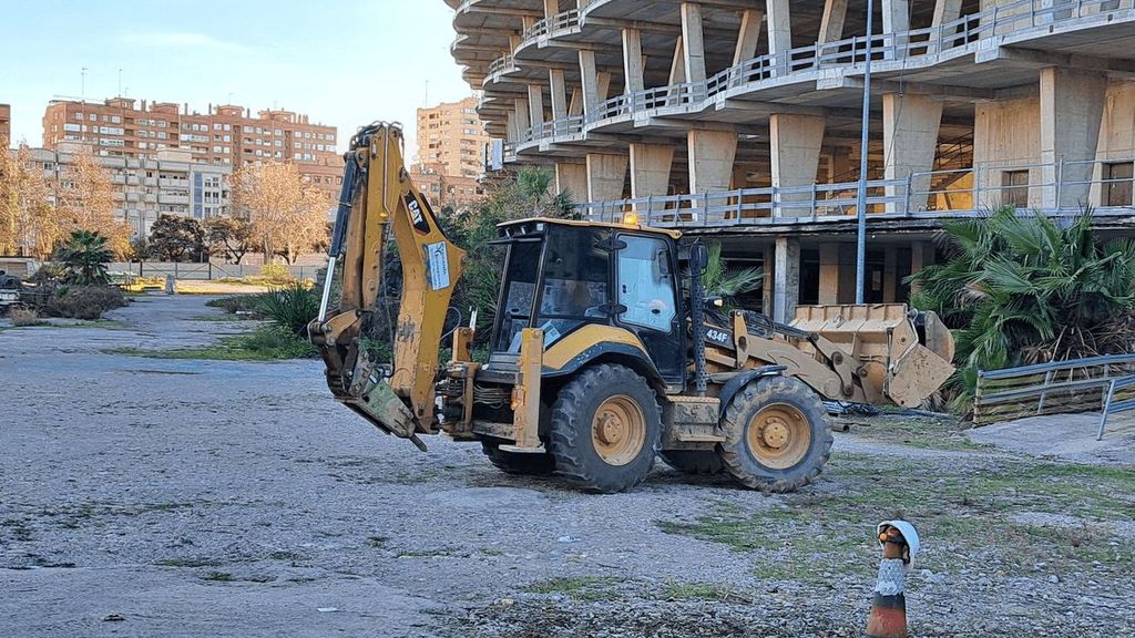 Vuelven las obras al Nou Mestalla