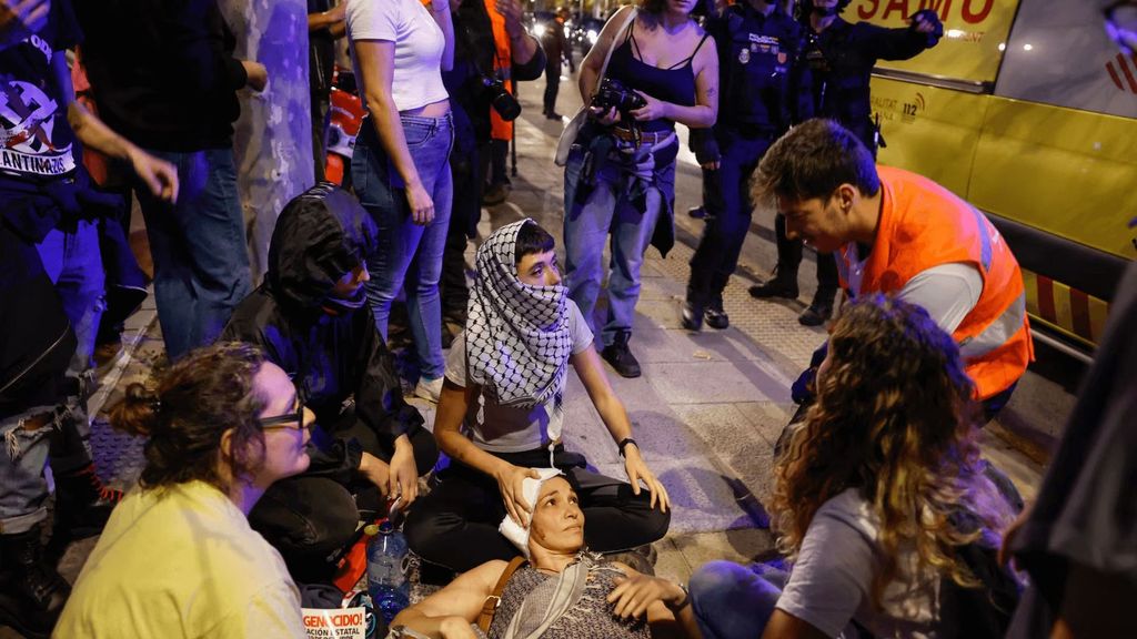 El parte de sucesos de la Policía tras las protestas en Valencia
