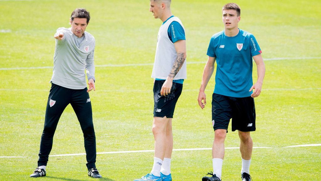 Entrenamiento del Athletic de cara al partido ante Osasuna