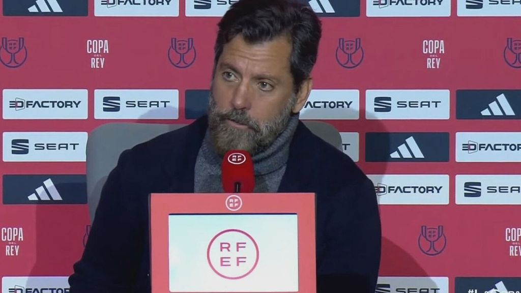 Quique se niega a hablar de fútbol tras la eliminación copera
