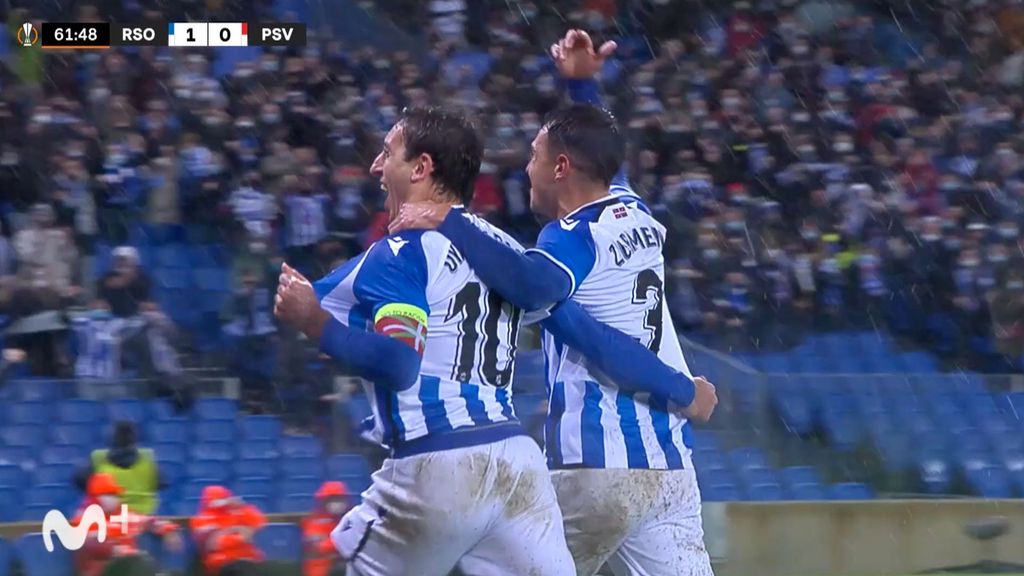 R. Sociedad-PSV: Resumen del partido