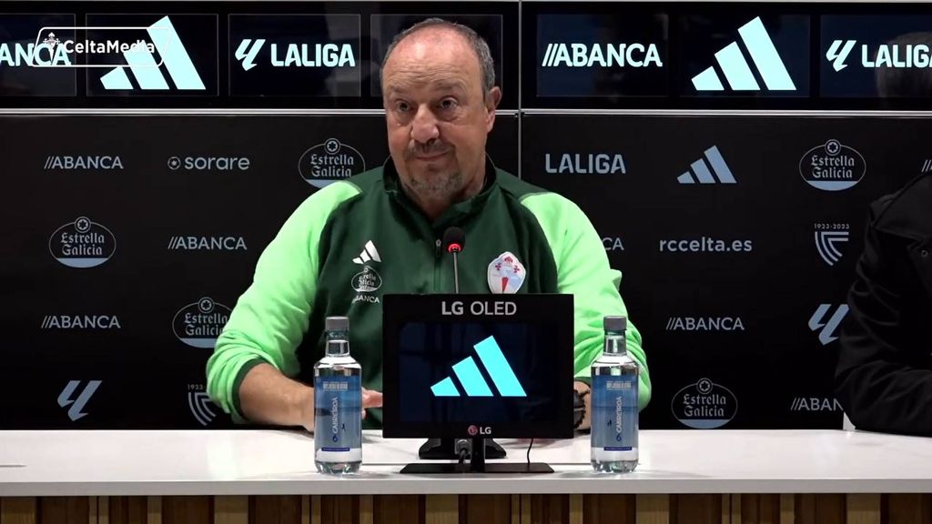 Rafa Benítez, en la previa del Celta-Cádiz