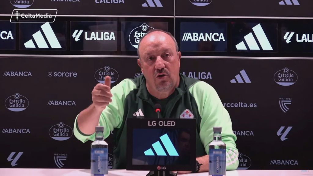 Rafa Benítez, sobre las palabras de Hernández Hernández y la decisión del VAR