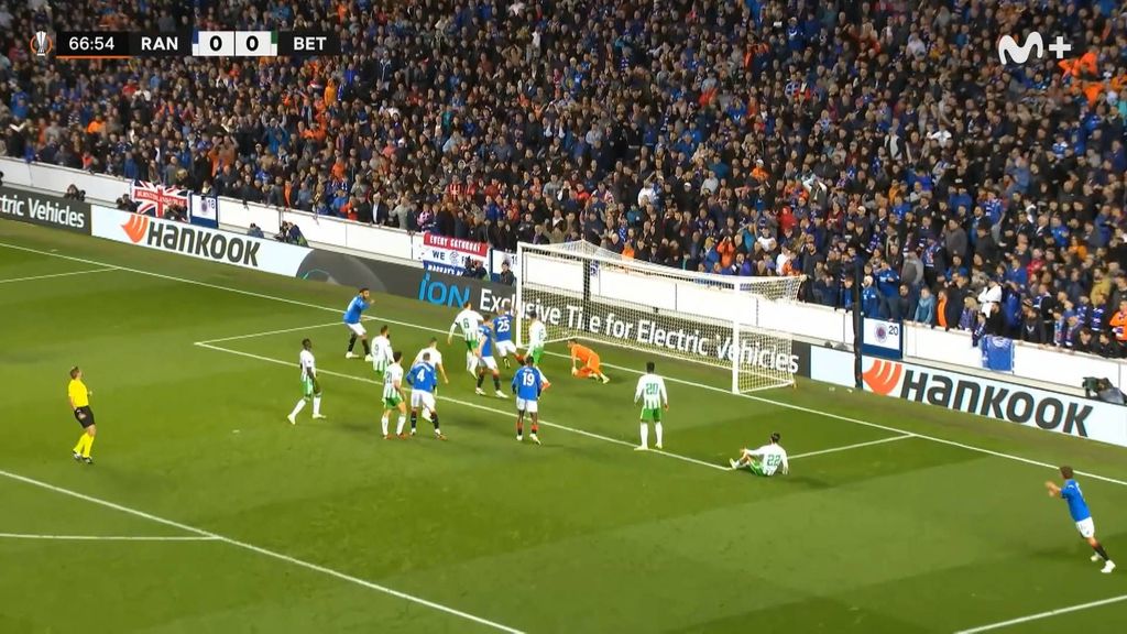 Rangers 1-0 Betis: Gol de Sima