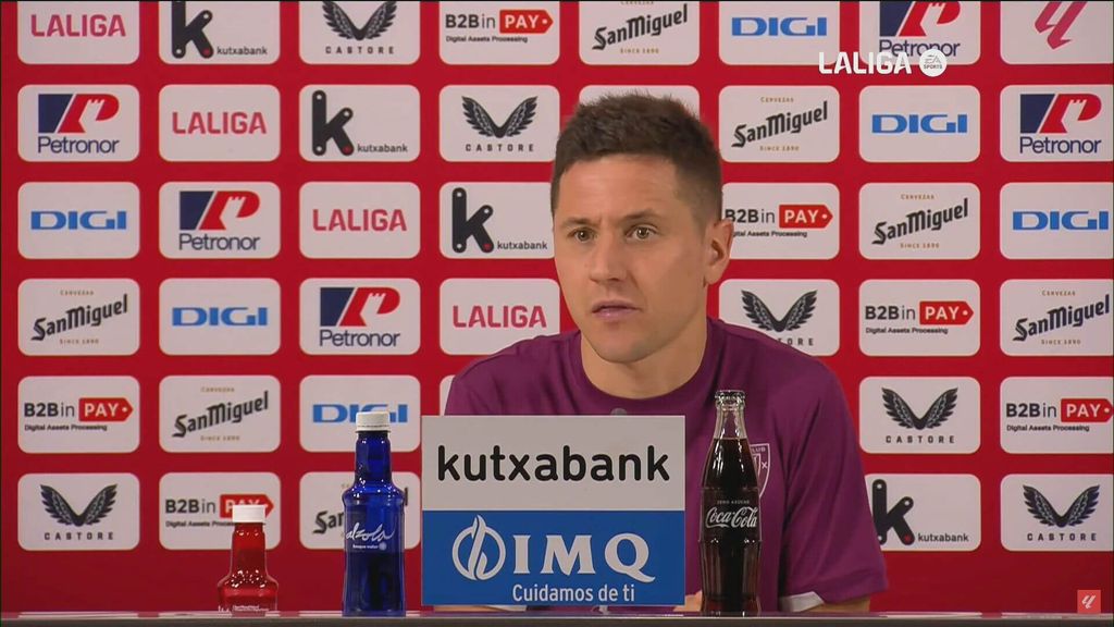 Ander Herrera fue muy crítico con el colegiado del Athletic-Villarreal