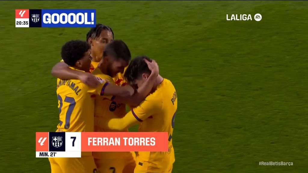 Real Betis 0-1 Barcelona: Gol de Ferran Torres