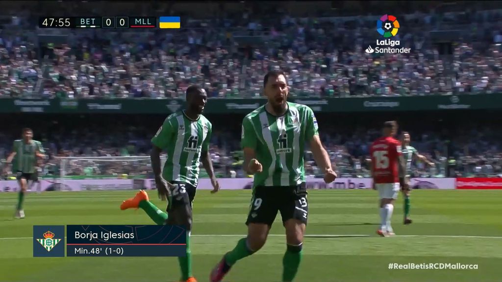 Real Betis 1-0 Mallorca: Gol de Borja Iglesias