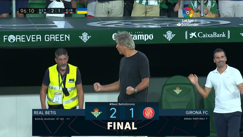 Real Betis 2-1 Girona: Resumen del partido