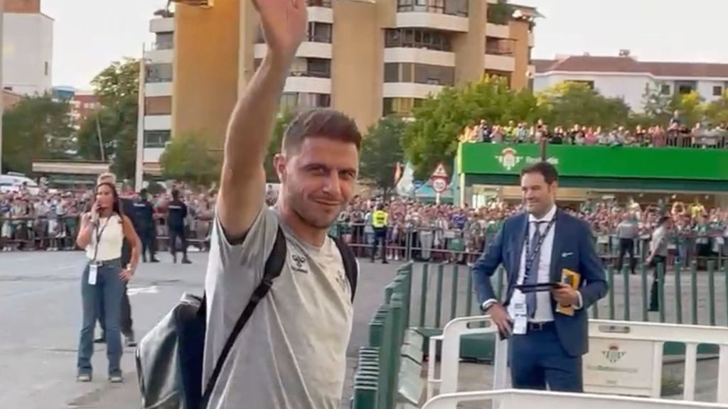 Real Betis-Osasuna: Llegada del Betis al Benito Villamarín