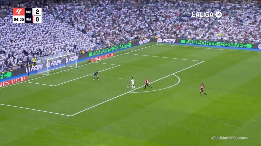 Real Madrid 3-0 Osasuna: Gol de Vinicius