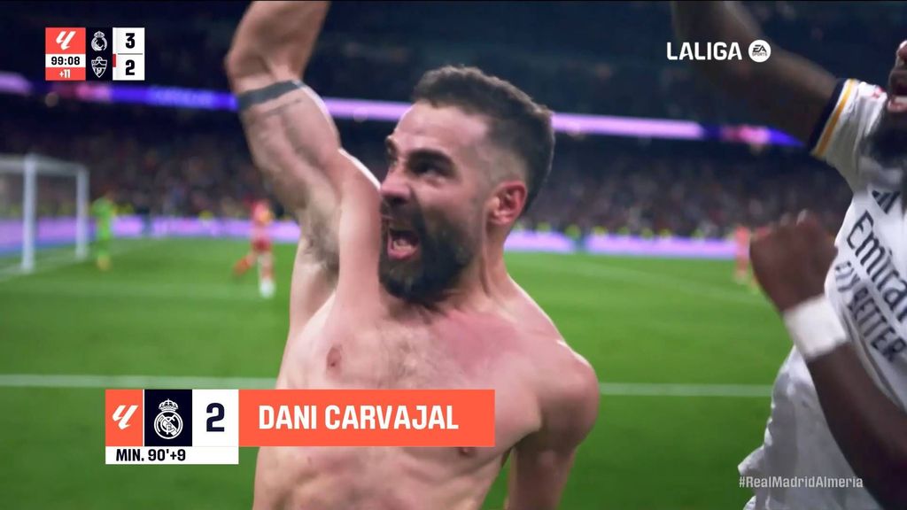 Real Madrid 3-2 Almería: Resumen del partido