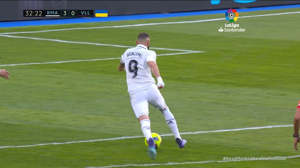 Real Madrid 4-0 Real Valladolid: Hat trick de Benzema