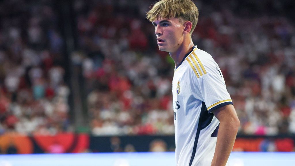 El golazo de Nico Paz en un amistoso con el Real Madrid Castilla