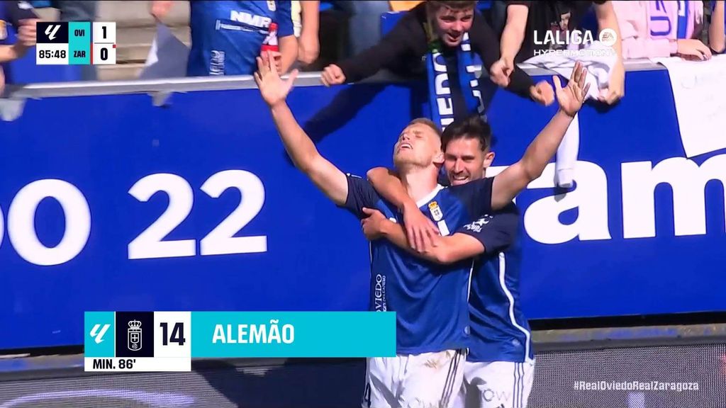 Real Oviedo 1-0 Zaragoza: Resumen del partido