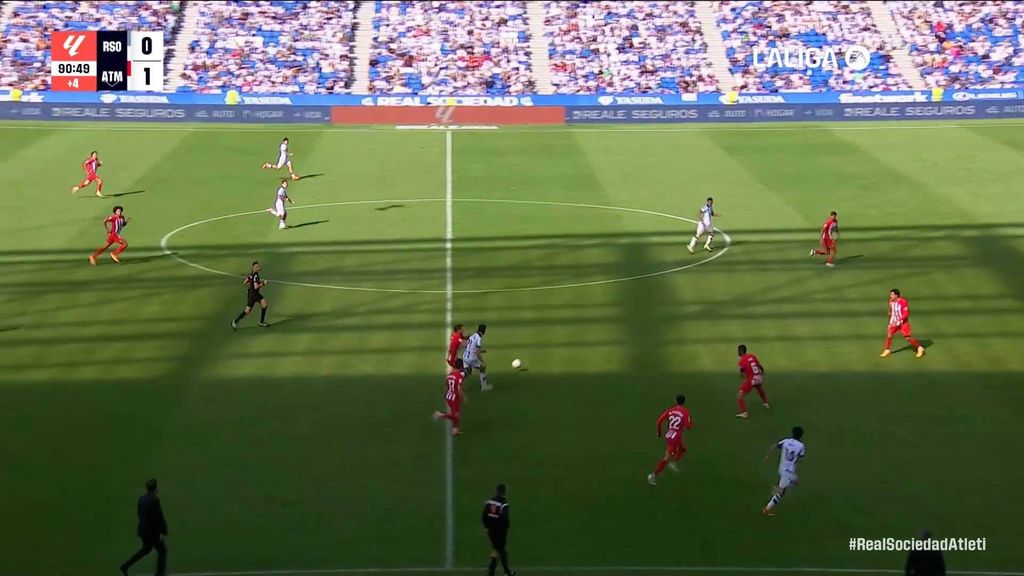 Real Sociedad 0-2 Atlético: Roja a Saúl