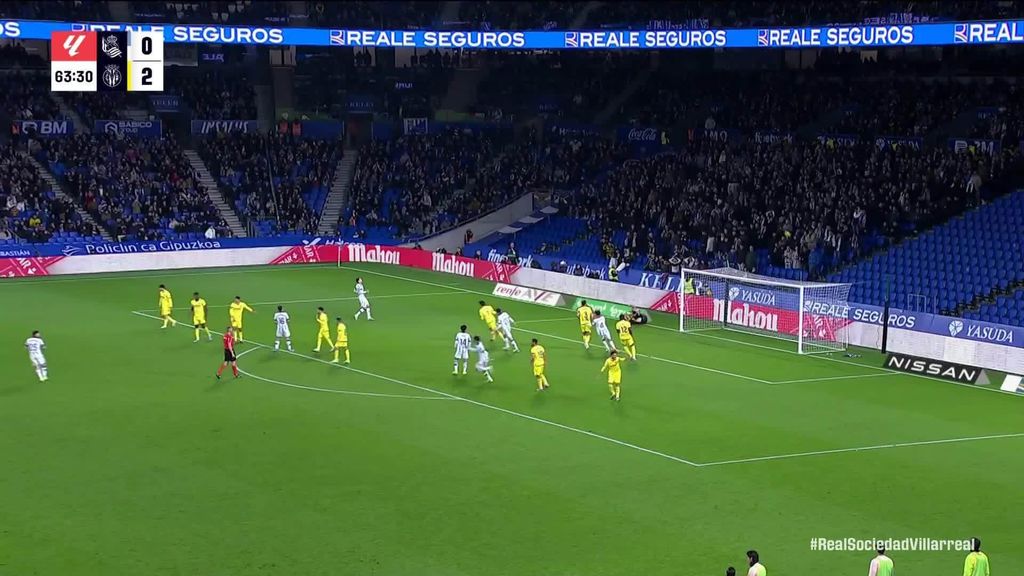 Real Sociedad 1-3 Villarreal: Resumen del partido