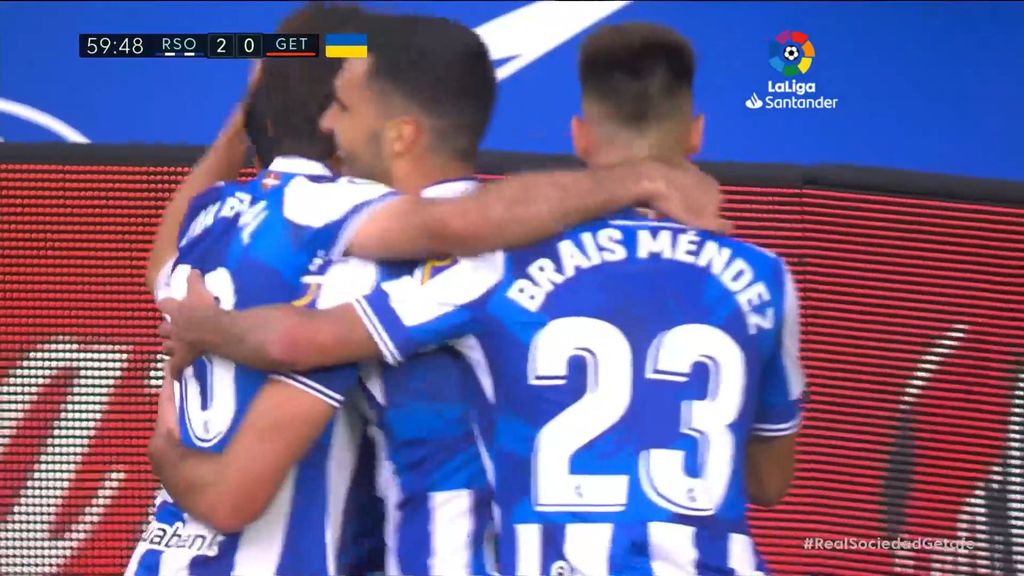 Real Sociedad 2-0 Getafe: Resumen del partido