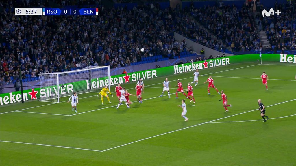 Real Sociedad 3-1 Benfica: Resumen del partido