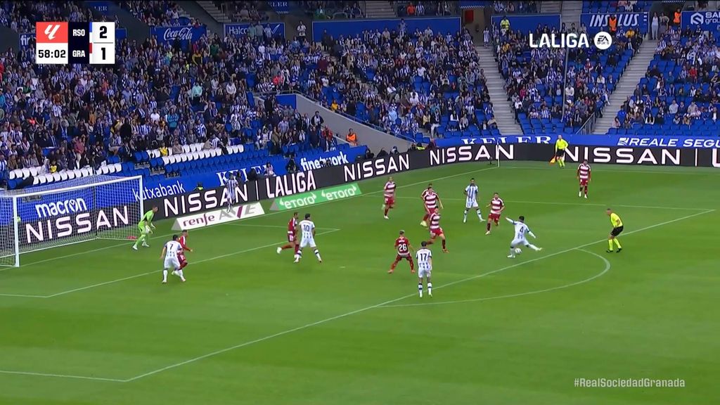 Real Sociedad 3-1 Granada: Gol de Zubimendi