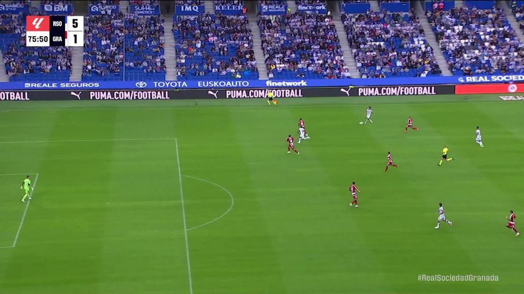 Real Sociedad 5-3 Granada: Resumen del partido