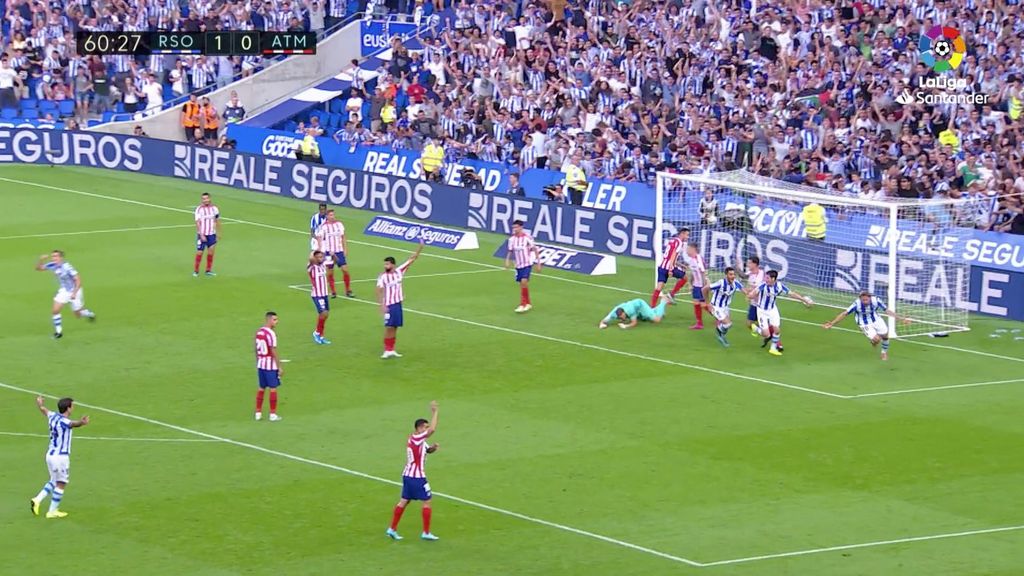 Real Sociedad-Atlético: Resumen, vídeo y goles (Jornada 4)