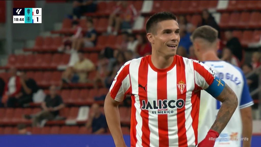 Real Sporting 0-0 Tenerife: Gol anulado a Djuka