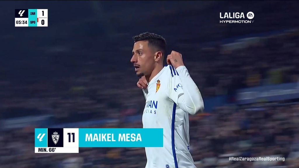 Real Zaragoza 3-0 Sporting: Resumen del partido