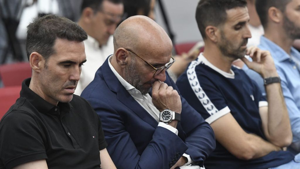 Renovación de Mendilibar: Monchi abandona el acto de la sala de prensa con los rumores sobre su posible salida