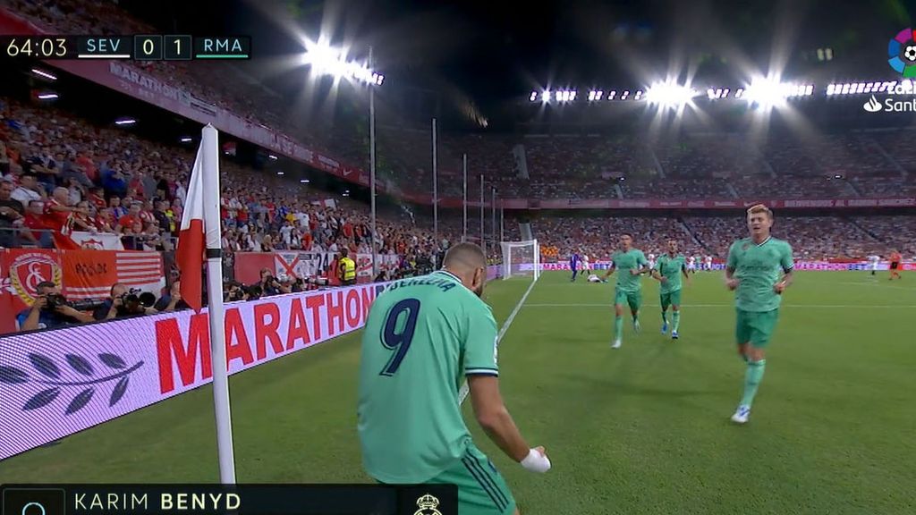 Sevilla - Real Madrid: Vídeo, gol y resumen (Jornada 5)