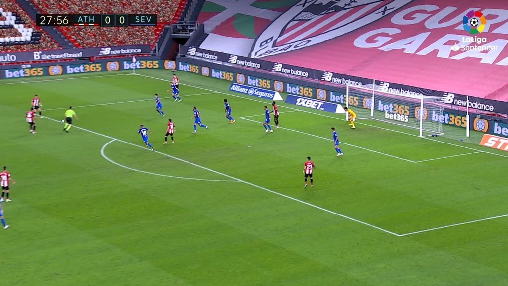 Athletic 1-2 Sevilla: Resumen del partido