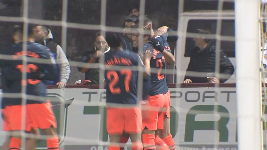 Resumen del Arosa 0-1 Valencia, Copa del Rey