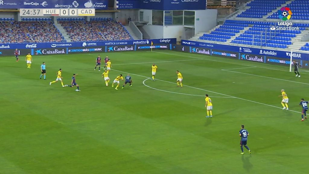 Huesca 1-1 Cádiz: Resumen del partido