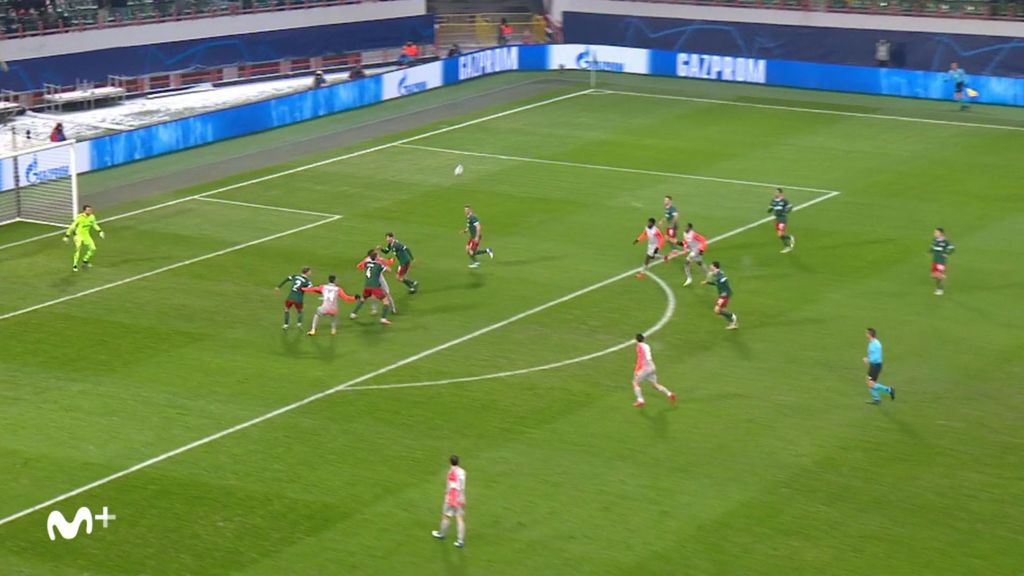 Lokomotiv 1-3 Salzburg: Resumen del partido