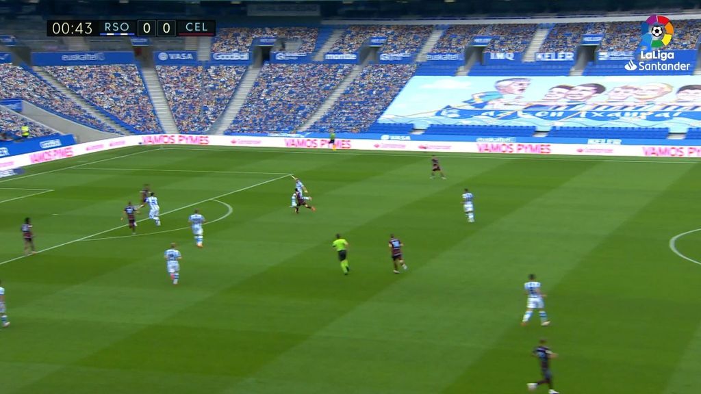 Real Sociedad 0-1 Celta: Resumen del partido