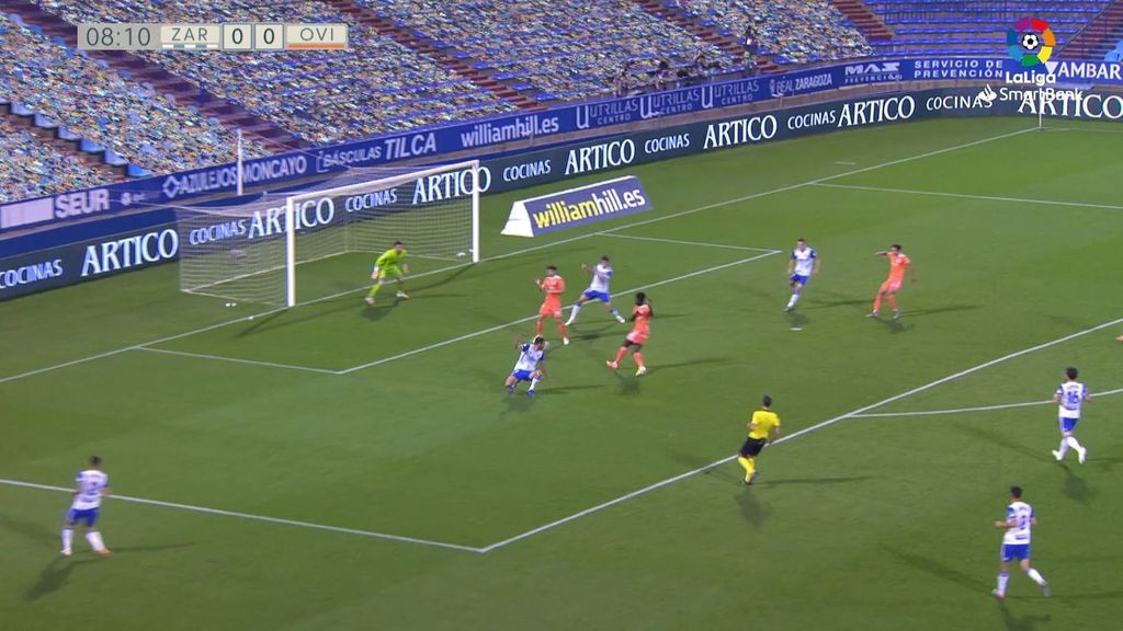 Zaragoza 2-4 Oviedo: Resumen del partido