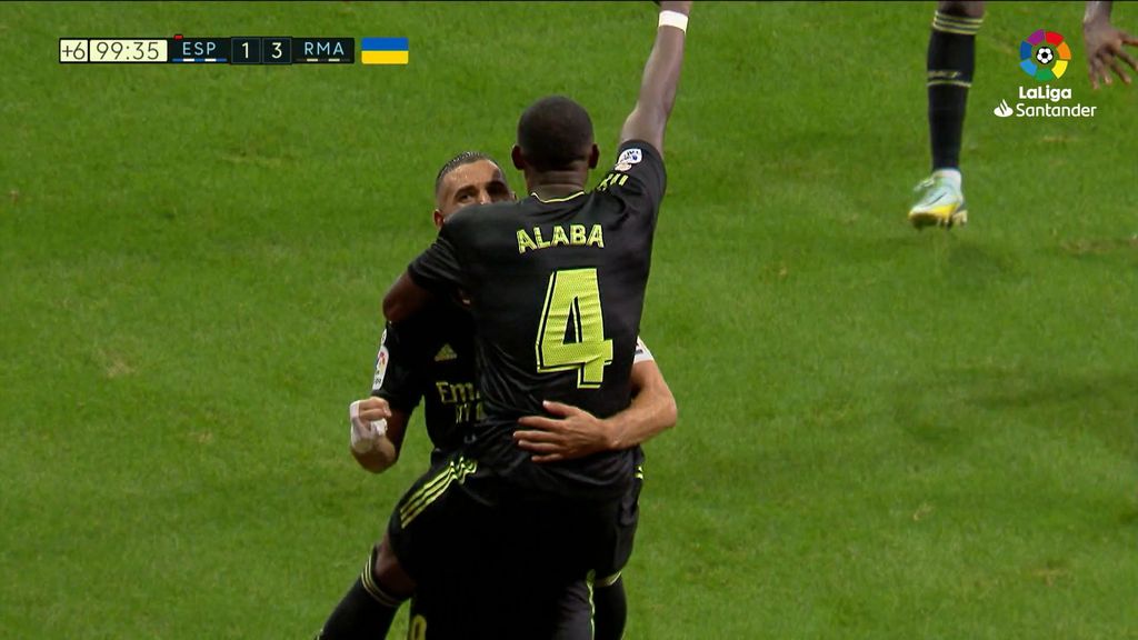 Espanyol 1-3 Real Madrid: Resumen del partido