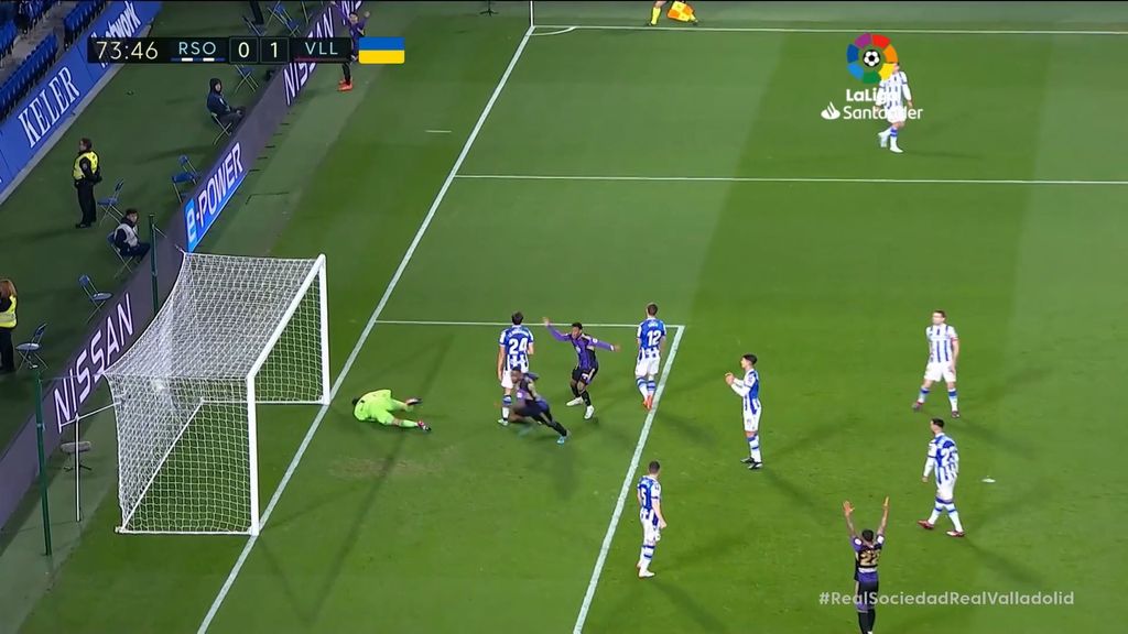 Real Sociedad 0-1 Real Valladolid: Resumen