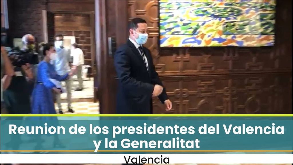 Reunión del presidente del Valencia y la Generalitat